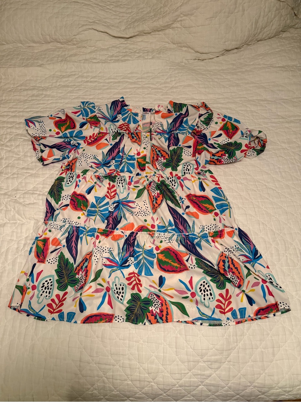 GeeGee Boutique Dress Plus Size Tropical